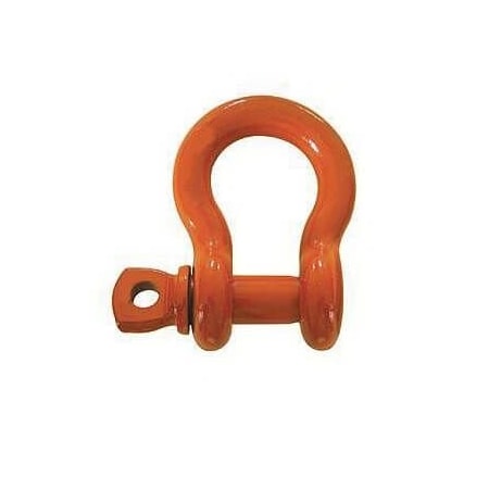 Cm Anchor Shackle, Super Strong, 10 Ton, 1 In, 113 In Pin Dia, Screw Pin, 334 In Inner Length, 252 M654